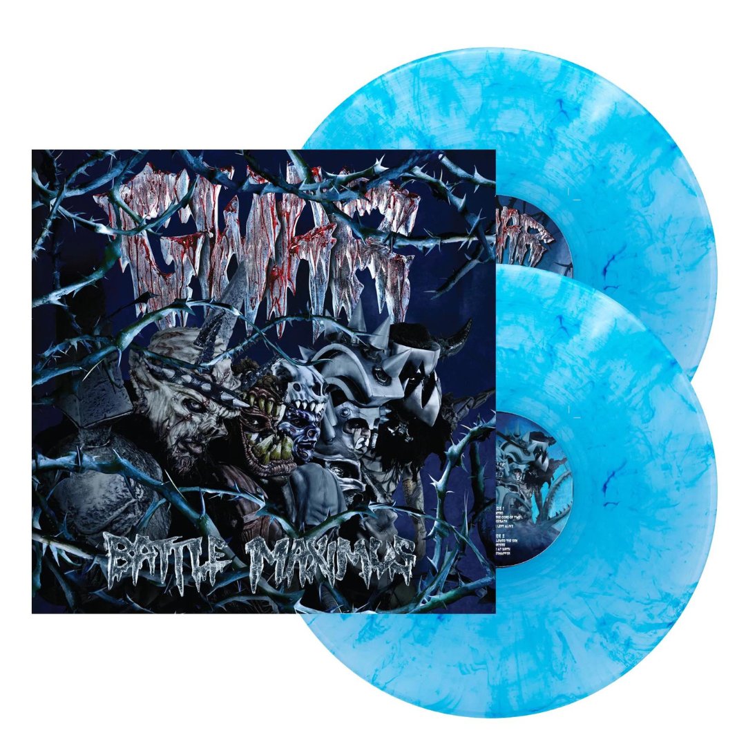 GWAR - Battle Maximus (10th Anniversary) - Crystal Blue w/Dark Blue Swirl - BeatRelease