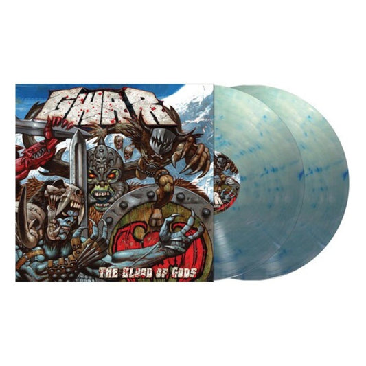 GWAR - The Blood Of Gods - Clear With White/Blue Smokey Swirl - BeatRelease