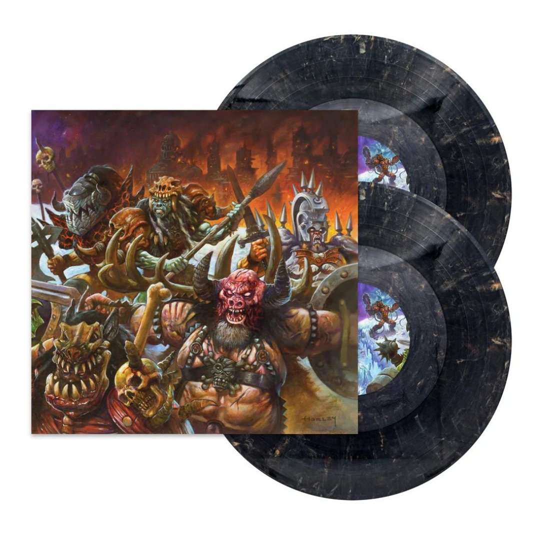 GWAR - The New Dark Ages - Gold & Black Marble - BeatRelease