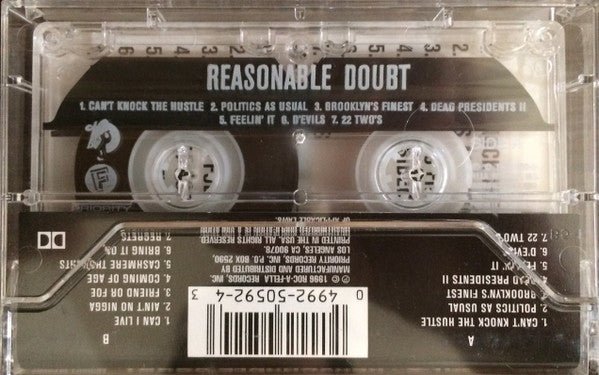 Jay Z - Reasonable Doubt - 1996 / Original Pressing - Used - BeatRelease