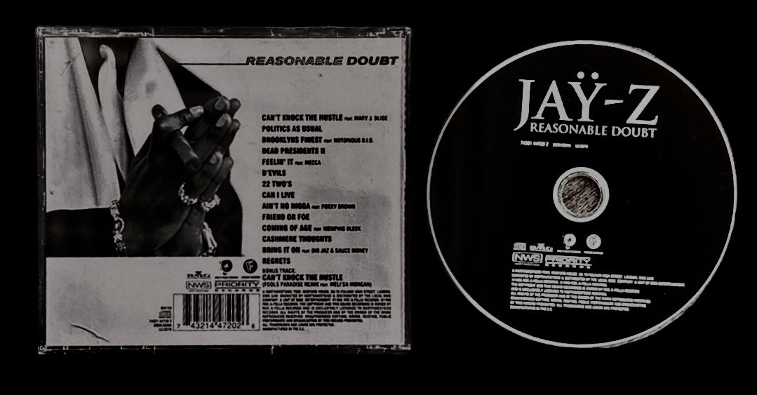 Jay Z - Reasonable Doubt - 1996 / Original Pressing - Used CD - NWS UK Pressing - BeatRelease