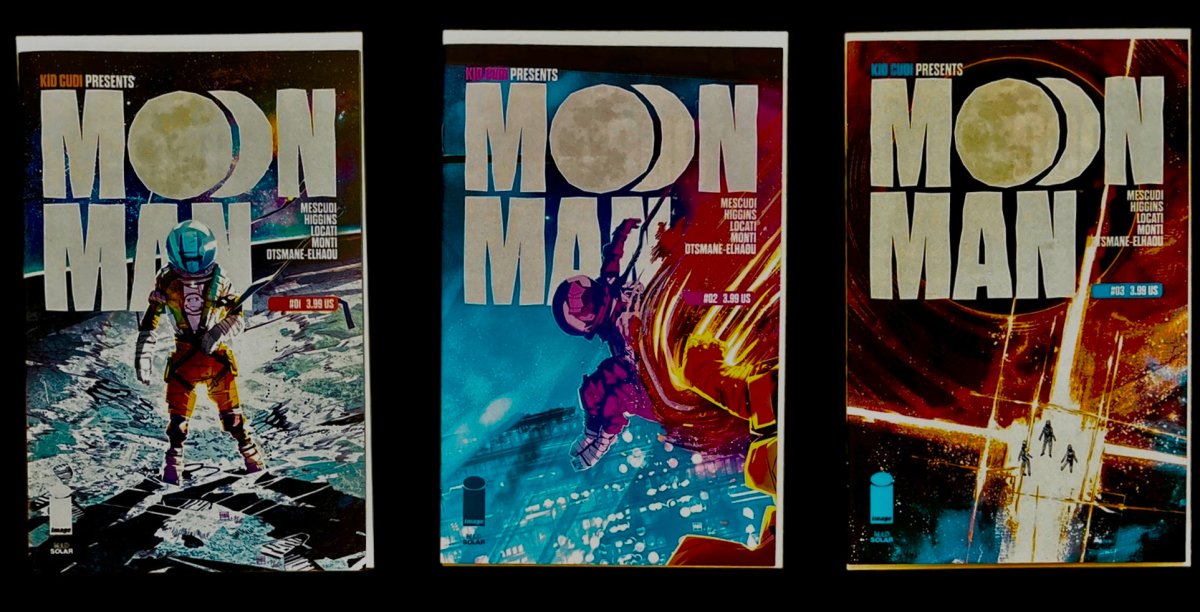 Kid Cudi: MOON MAN COMIC #1 - #3 Bundle - BeatRelease