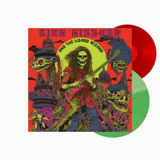 King Gizzard and the Lizard Wizard - Live at Bonnaroo '22 - Red & Green Vinyls - BeatRelease