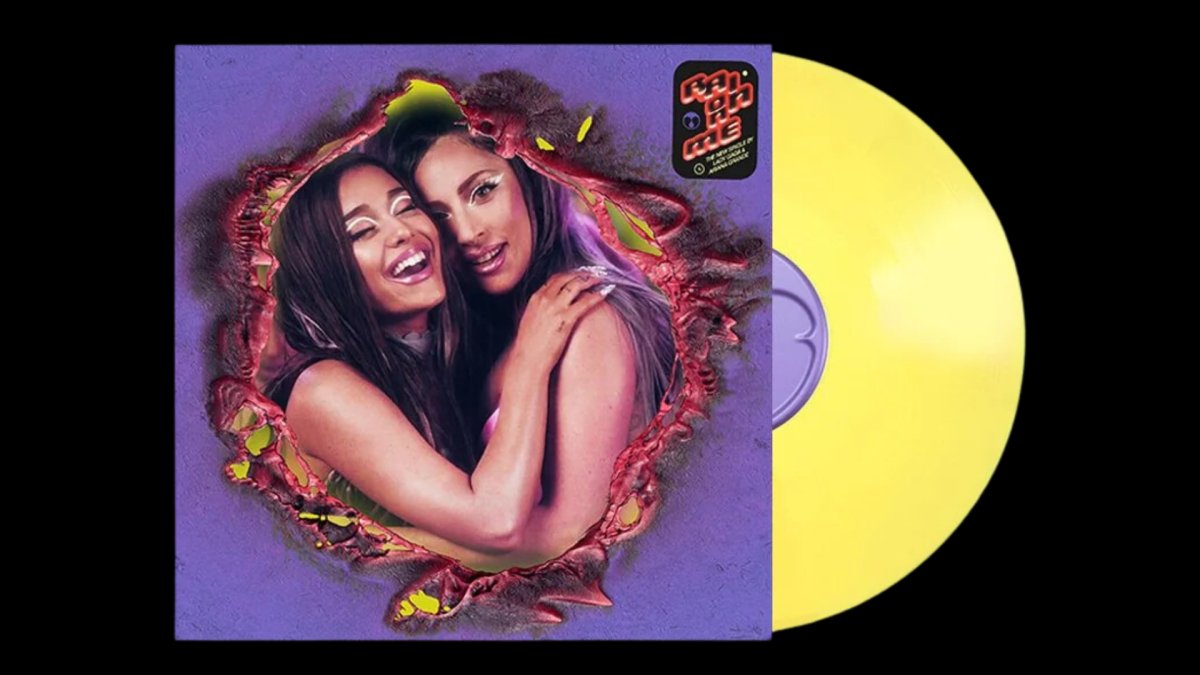 Lady Gaga & Ariana Grande - Rain on Me (7” Yellow Vinyl) - BeatRelease