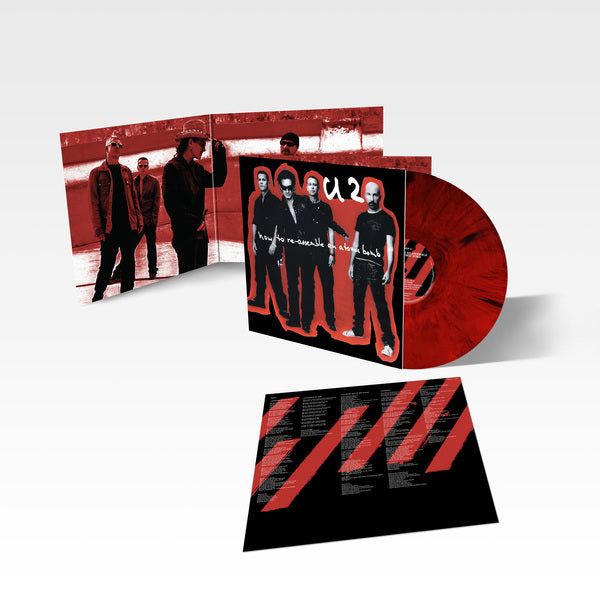 U2 – How To Re-Assemble An Atomic Bomb - Red & Black Marbled - RSD