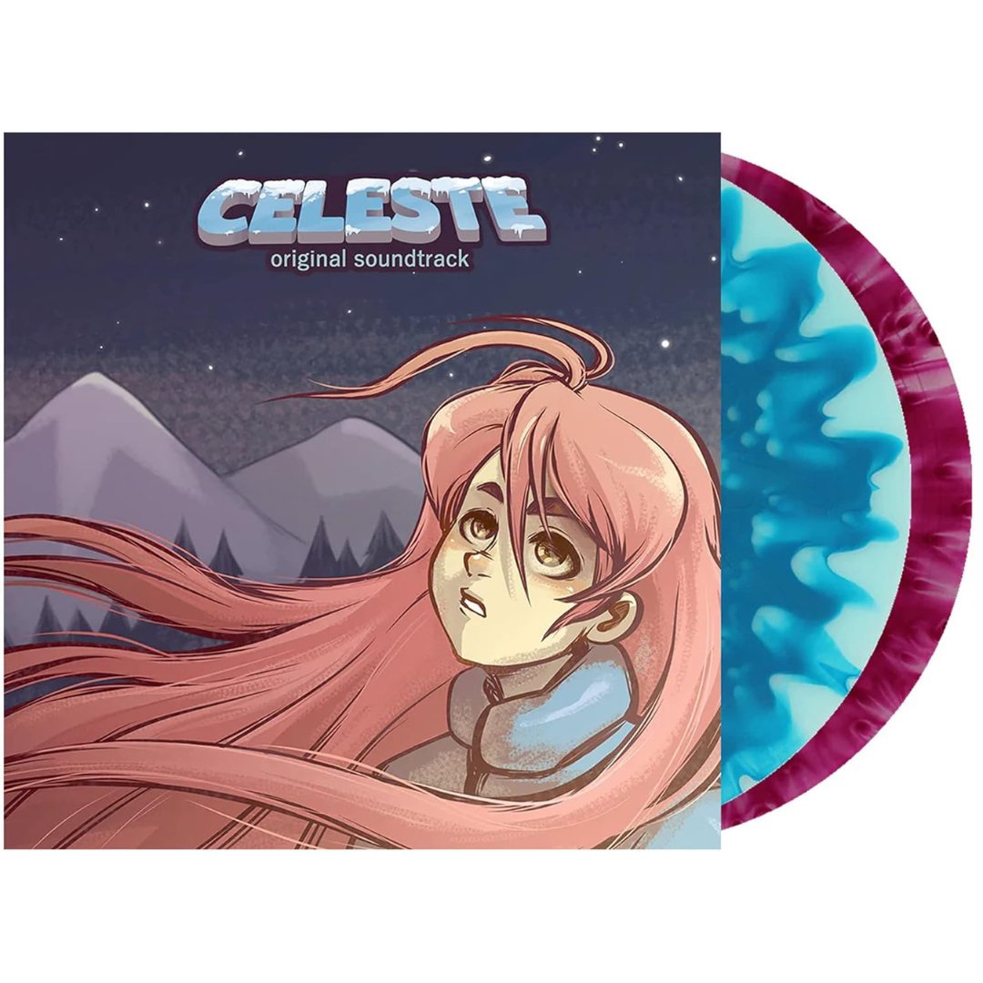 Lena Raine – Celeste Original Video Game Soundtrack - Blue Burgundy Vinyl - BeatRelease