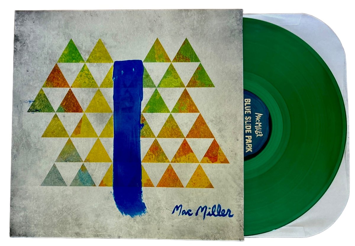 Mac Miller - Blue Slide Park - Translucent Green - BeatRelease