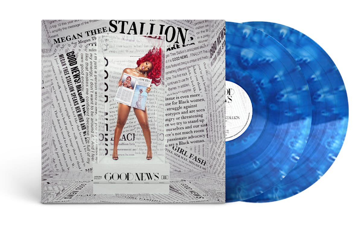 Megan Thee Stallion ‎– Good News - Cloudy Blue Clear - BeatRelease