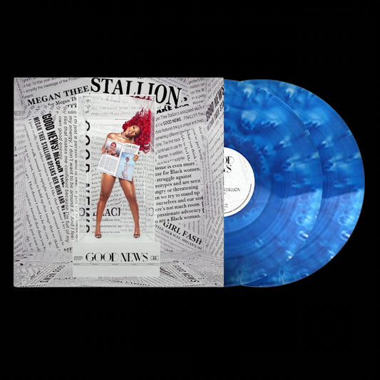 Megan Thee Stallion ‎– Good News - Cloudy Blue Clear - BeatRelease