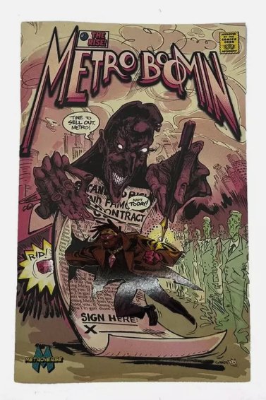 Metro Boomin - The Rise #1 Signed /300 Comic Book - BeatRelease