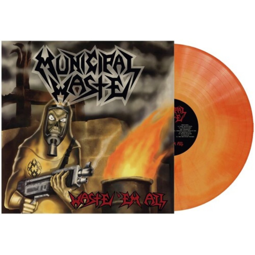 Municipal Waste - Waste 'Em All - Orange Swirl - BeatRelease