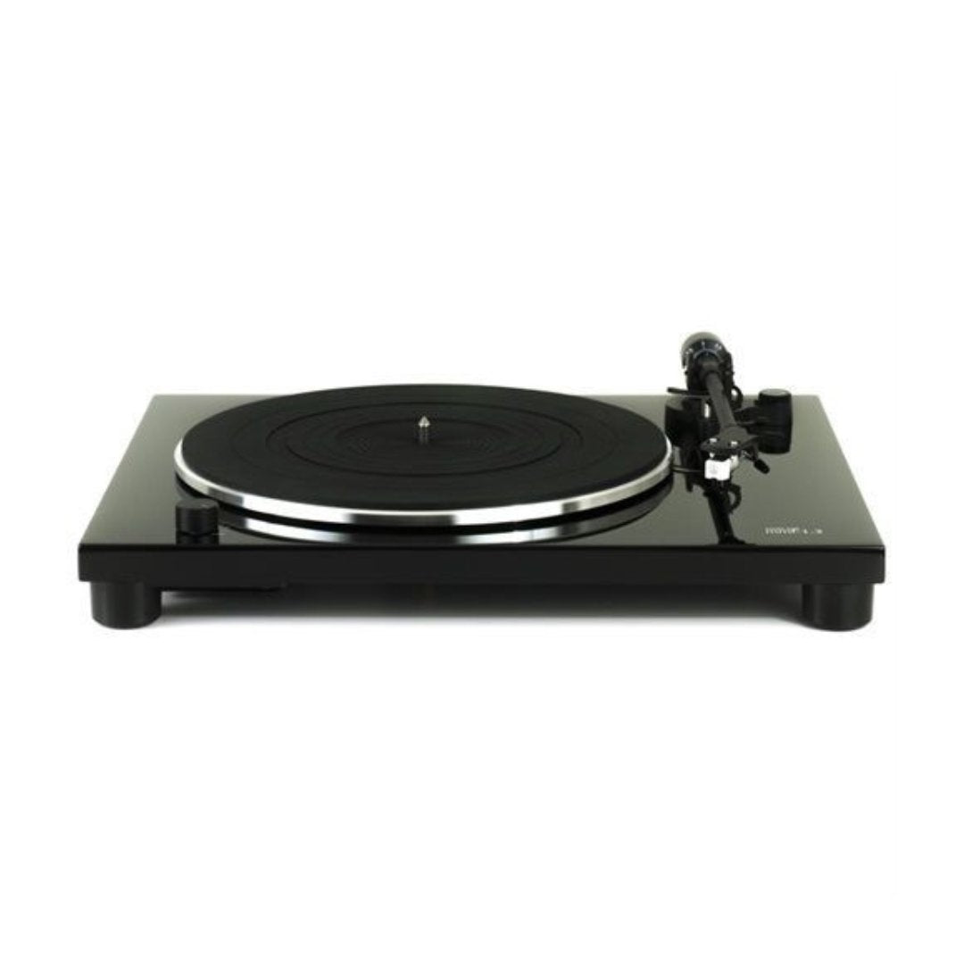 Music Hall Audio MMF1.3 Belt Drive Manual Turntable (High Gloss Piano Black) - BeatRelease