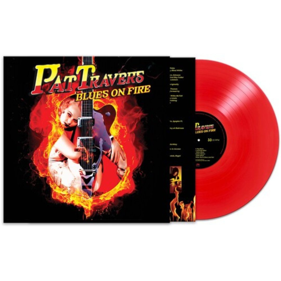 Pat Travers - Blues On Fire - Red Vinyl - BeatRelease