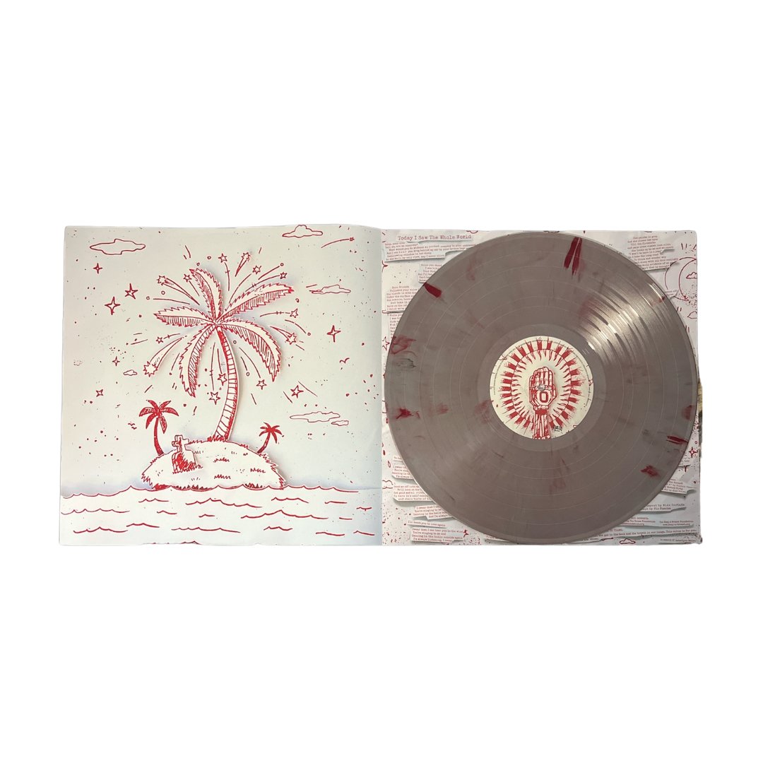 Pierce the Veil - Misadventures - Silver with Red Splatter Vinyl - BeatRelease