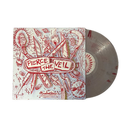 Pierce the Veil - Misadventures - Silver with Red Splatter Vinyl - BeatRelease