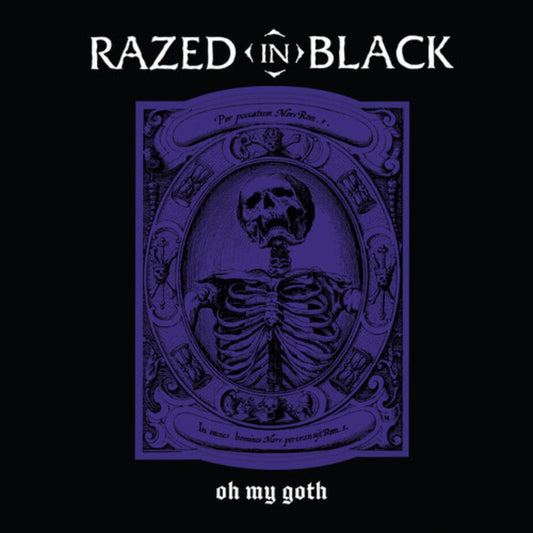 Razed in Black - Oh My Goth! - Purple Black Splatter - BeatRelease