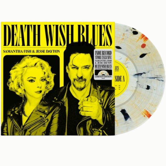 Samantha Fish - Death Wish Blues - Clear with Black & Orange Swirl - BeatRelease