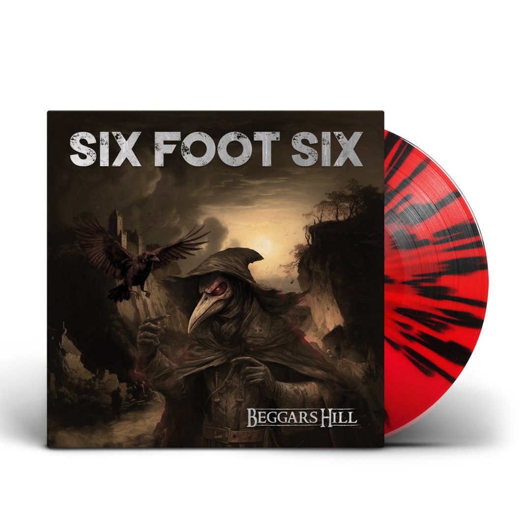 Six Foot Six - Beggar's Hill - Splatter RED and BLACK - BeatRelease