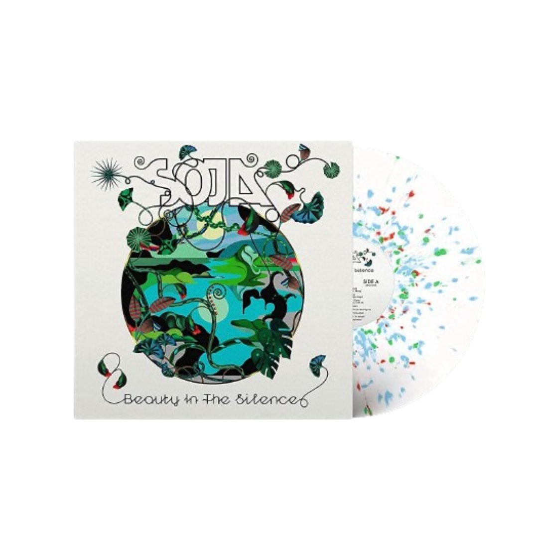 SOJA - Beauty In The Silence - White with Green, Red, Blue - BeatRelease