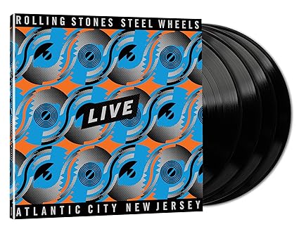 Steel Wheels Live: Atlantic City New Jersey (4LP Black 180gm Vinyl) - BeatRelease