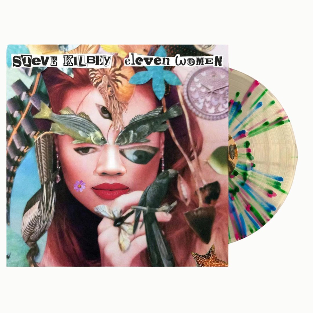 Steve Kilbey - Eleven Women - Clear with Pink, Blue and Green Splatter Vinyl - BeatRelease