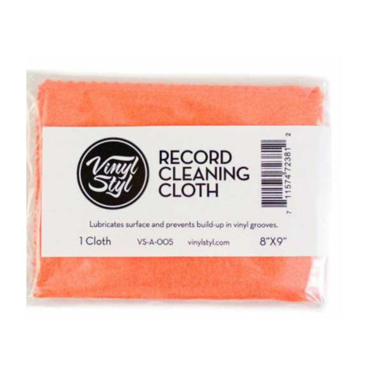 Styl® Record Cleaning Cloth - Lubricated 8" X 9" (Single) (Orange) - BeatRelease