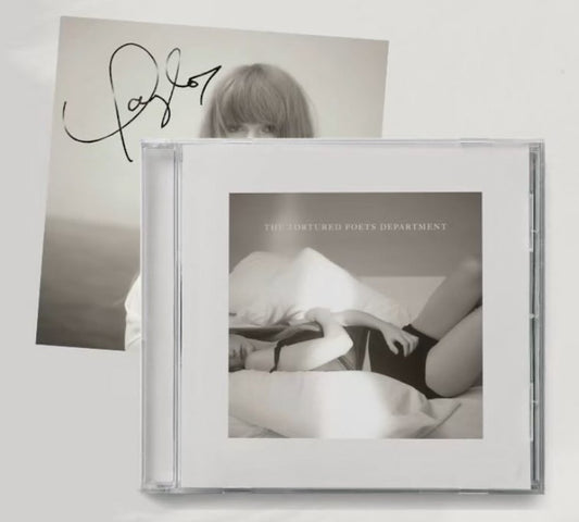 Taylor Swift - The Tortured Poets Department - White (Autographed) - BeatRelease