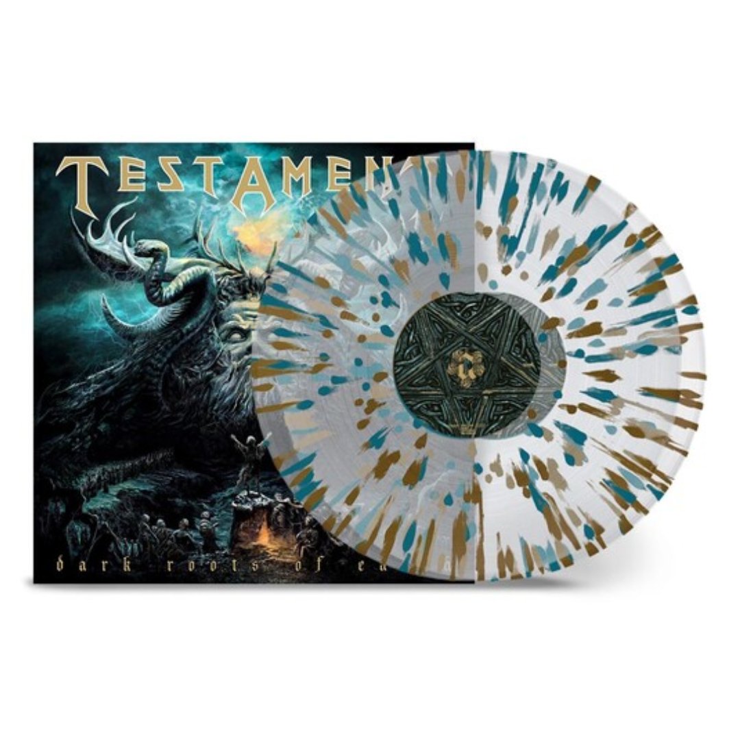 Testament - Dark Roots of Earth - Clear Gold Green Splatter - BeatRelease