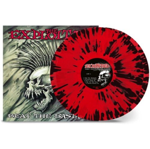 The Exploited - Beat the Bastards - Trans Red & Black Splatter - BeatRelease