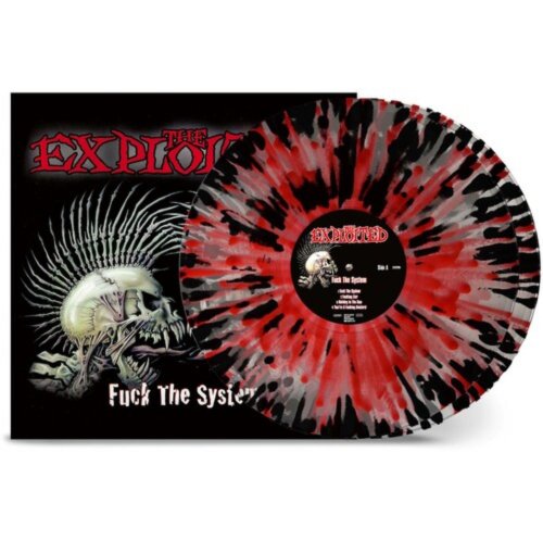 The Exploited - F*** the System - Clear W Red & Black Splatter [Explicit Content] - BeatRelease