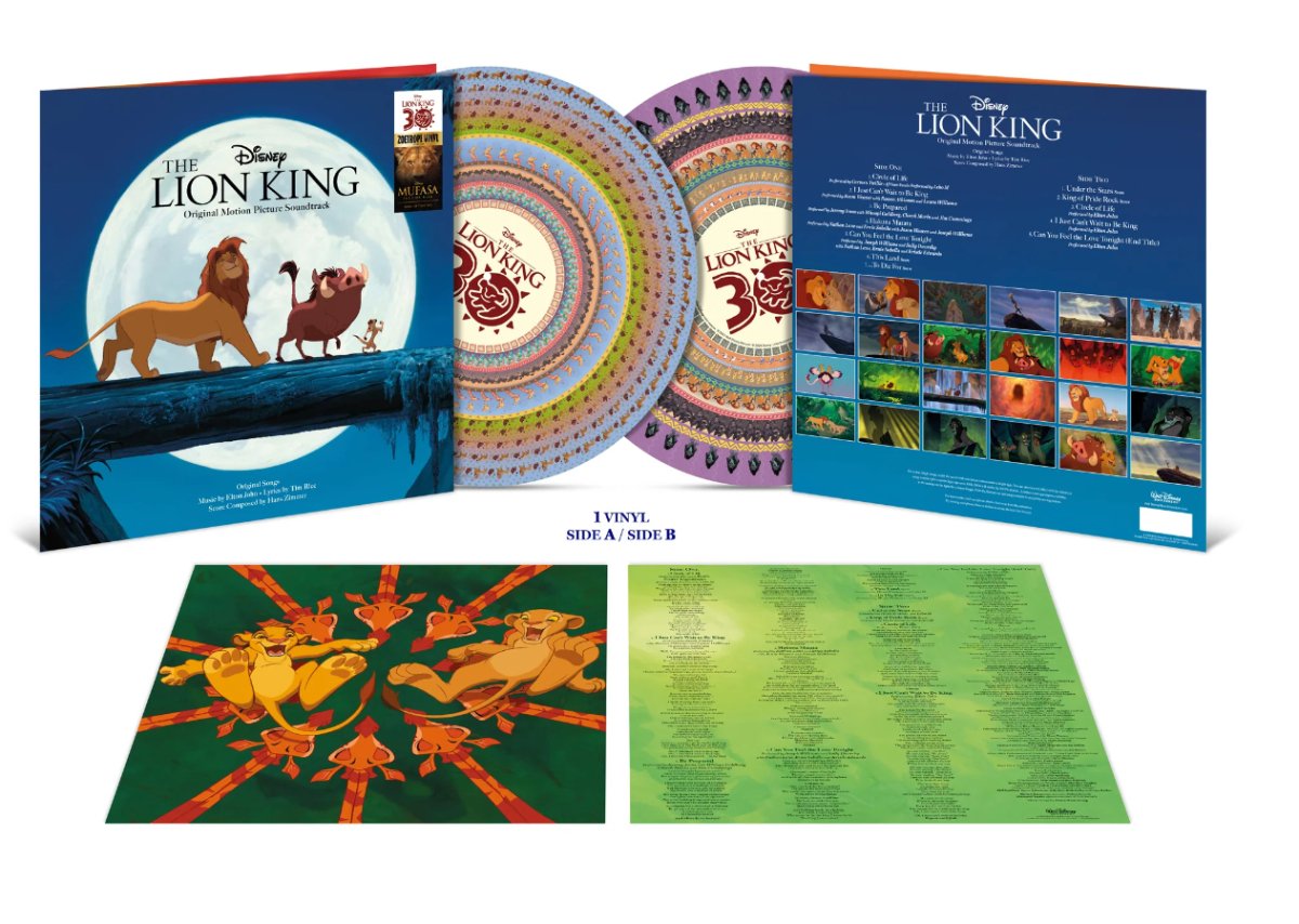 The Lion King (30th Anniversary): Zoetrope Picture Disc LP - BeatRelease