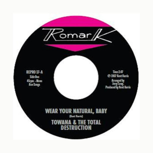 TOWANA & THE TOTAL DESTRUCTION / KARIM,TY - Wear Your Natural, Baby / If I Can't Stop You (I Can Slow You Down) - BeatRelease