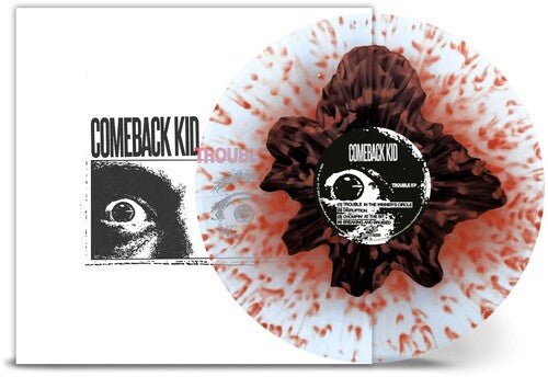 Trouble EP - Comeback Kid- Clear/ Black Yolk W Red Splatter Color Vinyl - BeatRelease