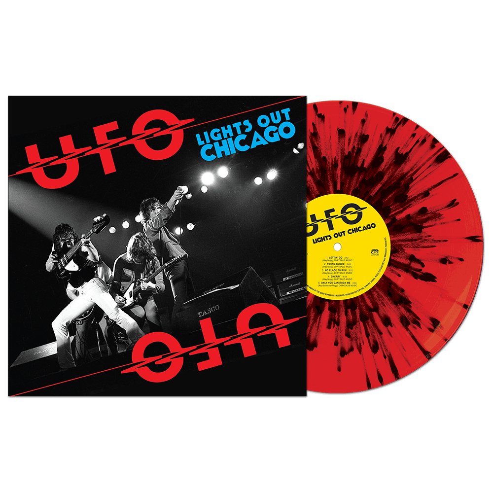 UFO - LIGHTS OUT IN CHICAGO - Red Black Vinyl - BeatRelease