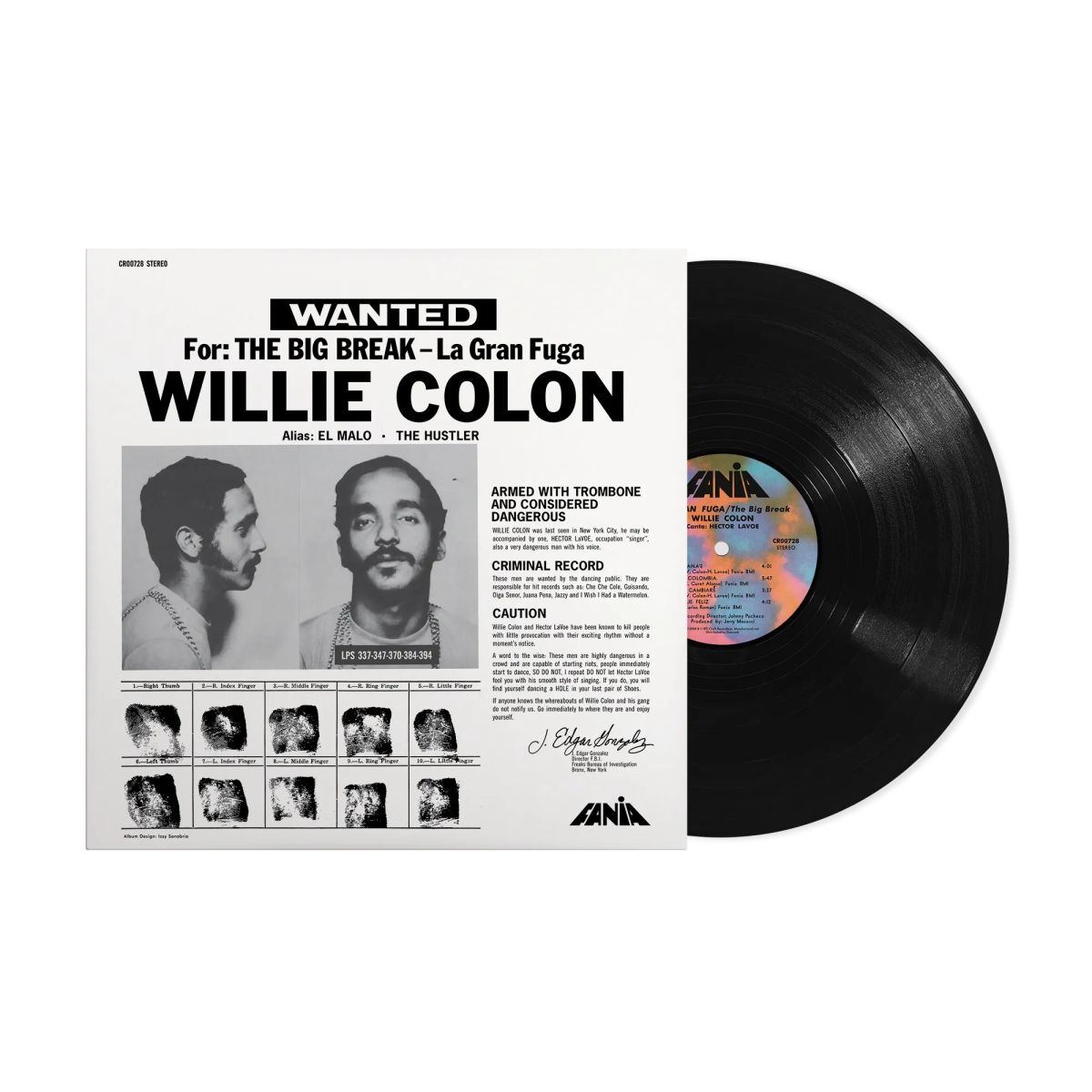 Willie Colon – Wanted By FBI / The Big Break - La Gran Fuga - BeatRelease