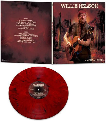 Willie Nelson - American Rebel - RED MARBLE - Red Vinyl - BeatRelease